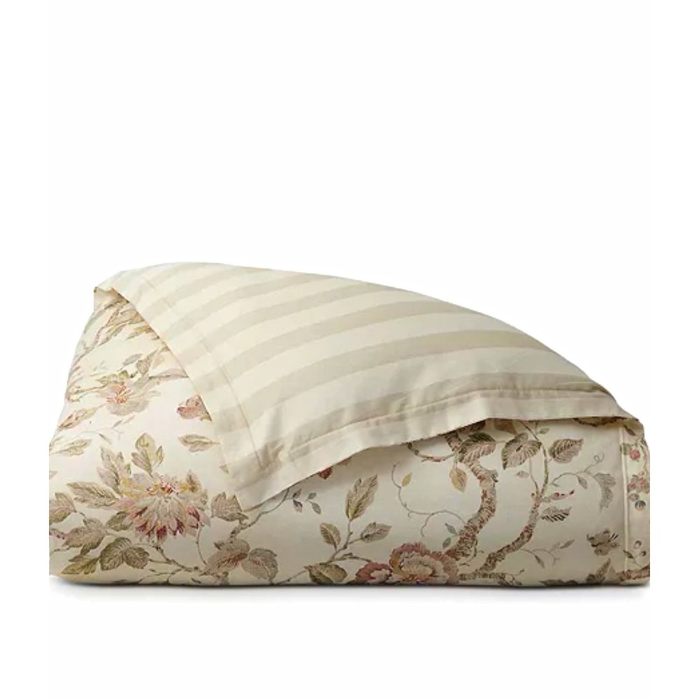 🌺Ralph Lauren Elsie Reversible Floral Striped Comforter, Full/Queen Super Cute!